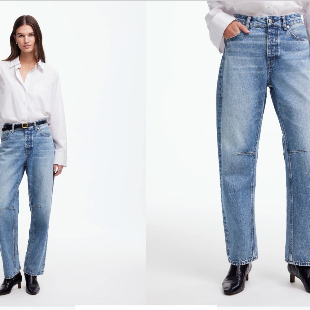 The Darted Barrel-Leg Jean in Dobbins Wash